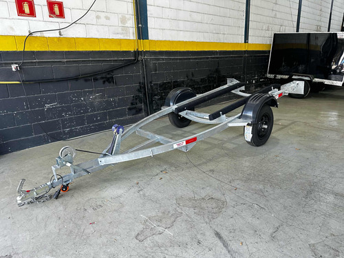 Carretinha Para Jet Ski Galvanizada Com Eixo Torção Mariner