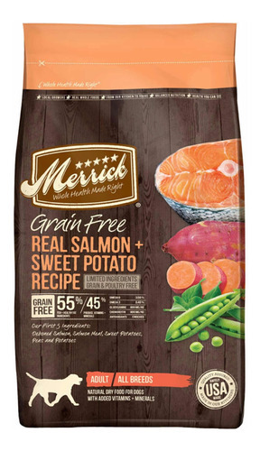 Merrick Alimento Natural Premium De Salmon Sin Granos 9.9 Kg