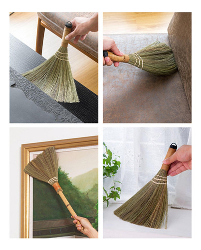 Escoba De Paja Decorativa Para El Hogar, Para Barrer Corto