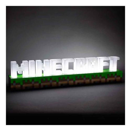 Bateria Logo Light Paladone Minecraft/usb 2 Modos De Luz