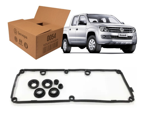 Kit Junta Tampa De Válvula Cabeçote Amarok 2010 / 2017 Vw