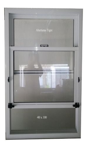 Ventanas Guillotina Aluminio 40x60 Mosquitero Reja Y Envío Blanco
