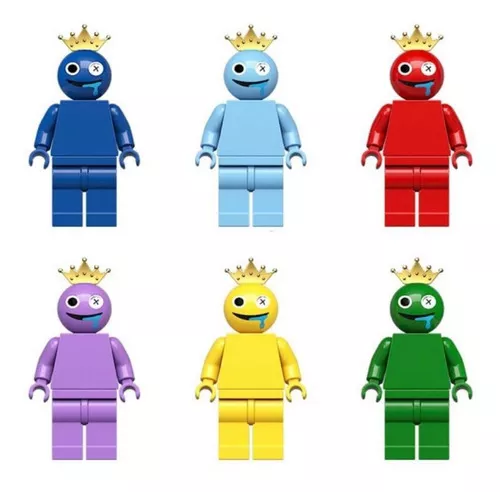 Kit 6 bonecos Rainbow Friends (Amigos Coloridos) - Roblox - diversos modelos