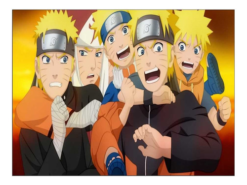 Quadro Animes - Naruto - Diversos - Grande