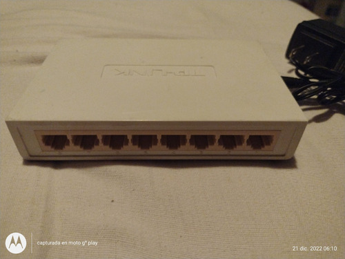 Switch Router Tp-link 8 Ptos 10/100 Usado Perfecto Estado (Usado)