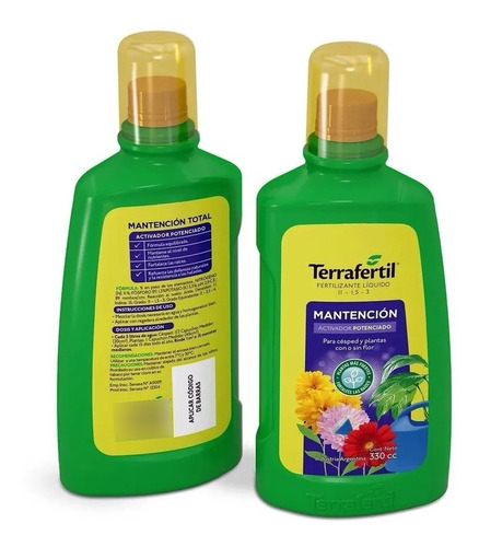 Terrafertil Fertilizante De Mantención Potenciado 750cc