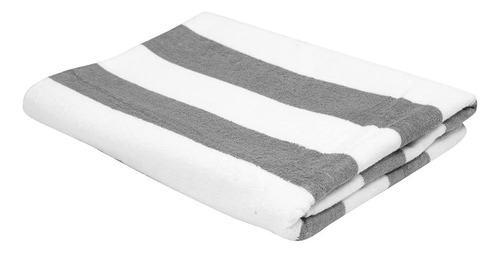 Toallon De Pileta Gigante La Bastilla 500 Gr/m2 86 X 160 Cm Color Gris Ibiza