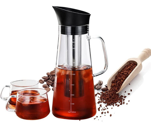 1.2l Cafetera Cold Brew Vidrio Primera Calidad Tetera Helada
