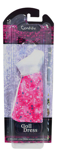 Brinquedo Vestido De Boneca Unitario Sortido Doll Dress 2910