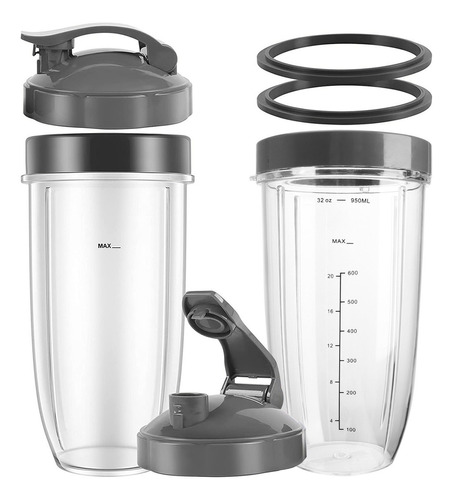 Vasos De Repuesto De 32 Onzas Para Licuadoras Nutribullet De