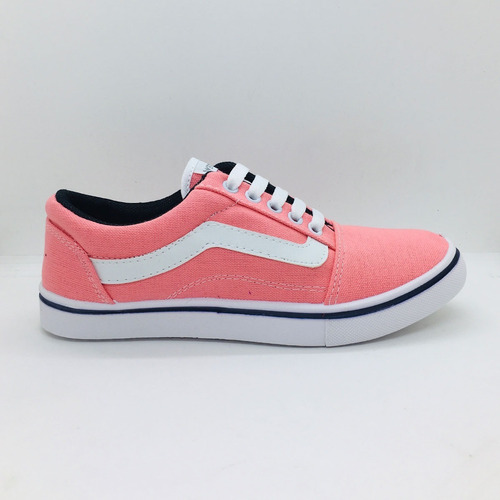 Zapatillas Wembly Art. 115 34-45 Negro-coral-gris