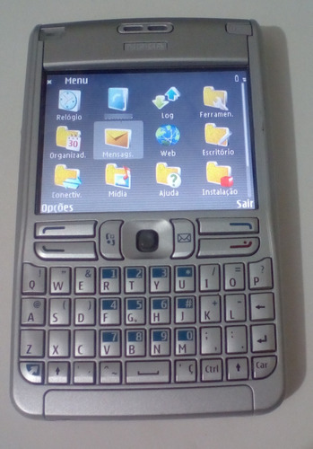 Smartphone Nokia E62-1 Gsm E-series Prata Dsblqdo Acessorios