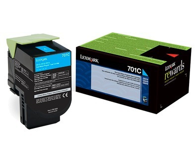 Toner Lexmark Ogininal 701 Cyan 70c10c0