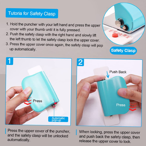 Perforadora De Papel De Hojas Sueltas Cuaderno A4 A5 B5...