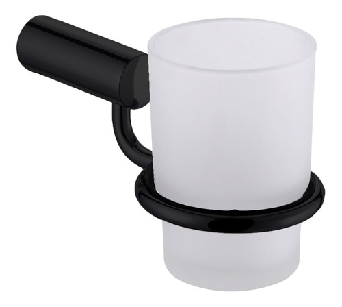 Porta Vaso De Baño Negro Mate Acero Inoxidable Rubinett