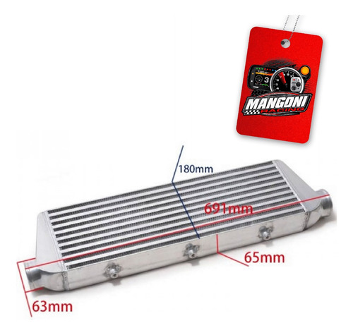 Intercooler High Flow Street - Saídas 2-1/2 Polegadas Mr Per
