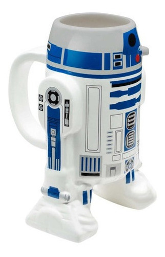 Taza Star Wars R2d2 Pintado A Mano Taza Café Tarro Cerámica 