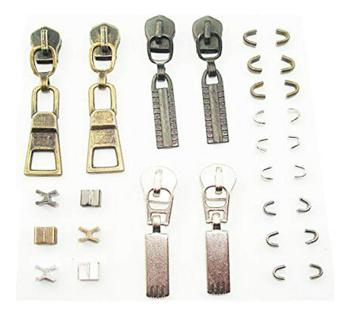 Costura - 5afashion 30pcs #3 Kit De Reparación De Cremallera