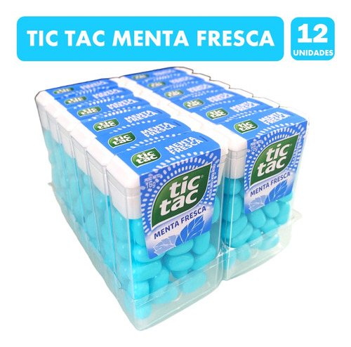 Caramelo Tic Tac Menta Fresca (display Con 12 Unidades)