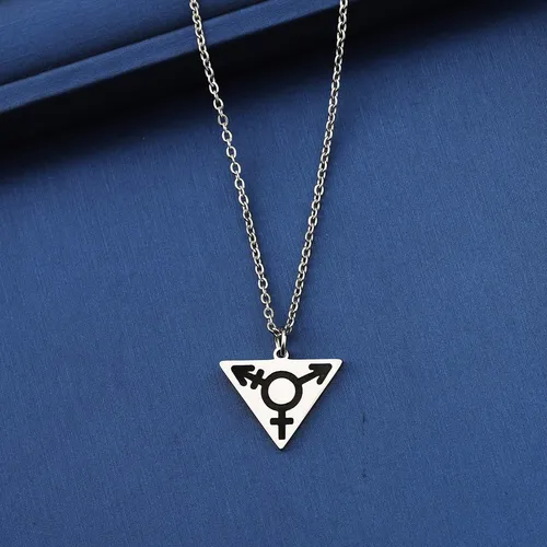 Myospark Symbol Transgender Lgbt Gay Triangle Colgant Ftm