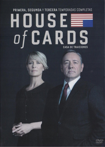 House Of Cards Boxset Temporadas 1 2 3 Dvd