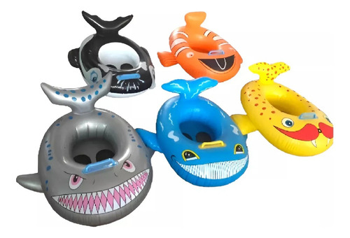 Bote Lanchita Flotador Inflable Bebé Asiento Alberca Nadar
