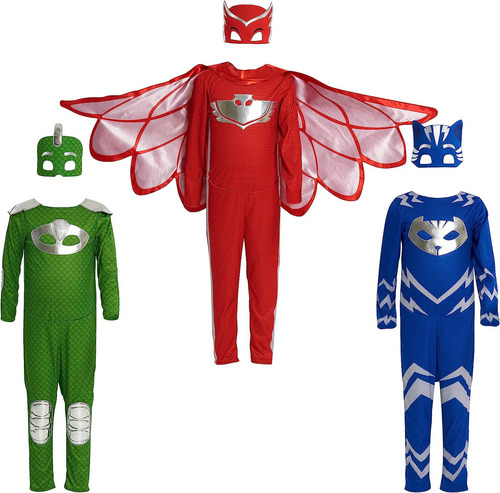 Set De Disfraz Turbo Blast Gekko De Pj Masks Con Mascara ...
