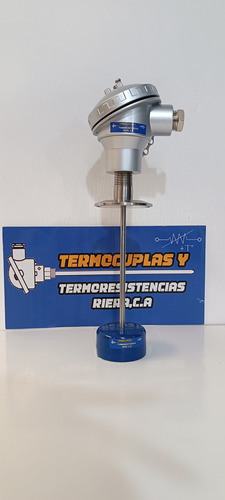 Pt100 3 Hilos Diametro 1/4 4  Tipo Clamp 1  1/2 Extencion 1 