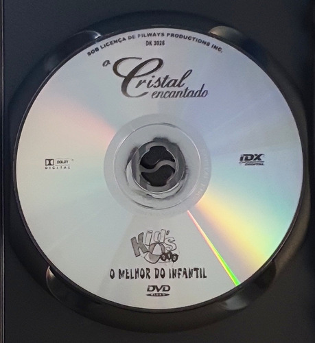 Dvd O Cristal Encantado Animação Impecável Original