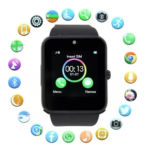 Reloj inteligente smartwatch gt08 bluetooth sim card new arrivals