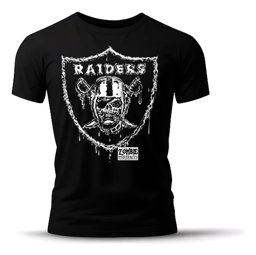 Playera Raiders Casual Para Uso Comun