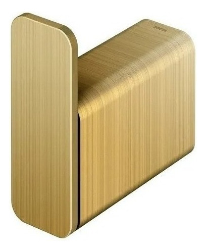 Cabide Docol Flat Ouro Escovado 960972 Cor Dourado
