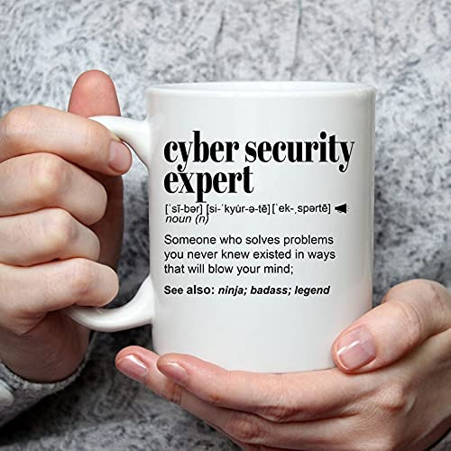 Cyber Security Expert Definition Taza Regalo Para Hombr L