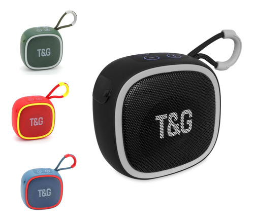 Parlante Bluetooth Inalámbrico Wireless Colores T&g 659