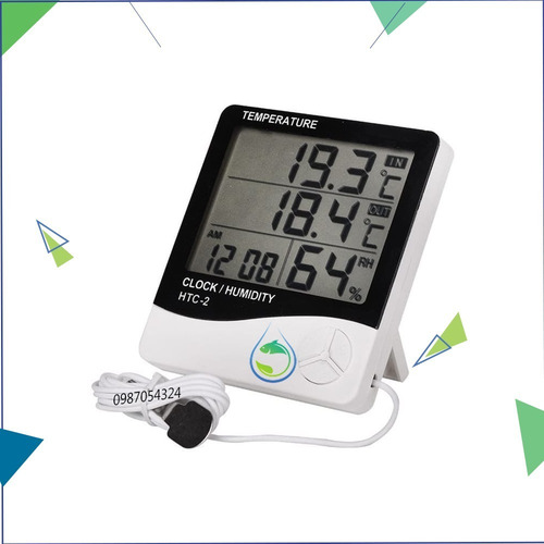 Termohigrometro Digital Htc-2 Sonda Temperatura Y Humedad