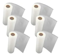 Comprar Kit 6 Rolo Saco 15cmx5m Embalagem Ranhuras Seladora A Vácuo