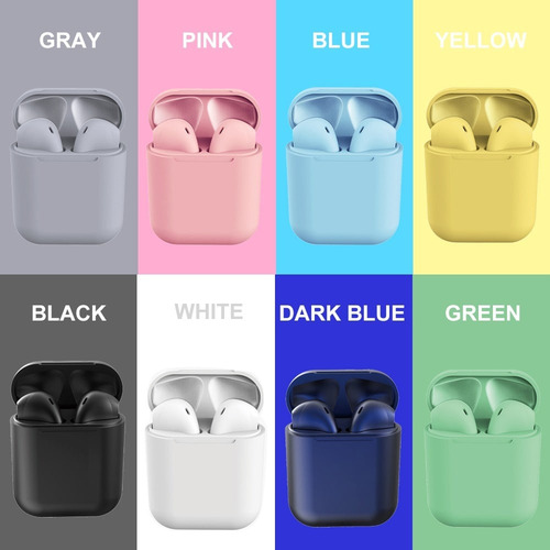 Auriculares Inalámbricos Inpods 12 Bluetooth Colores