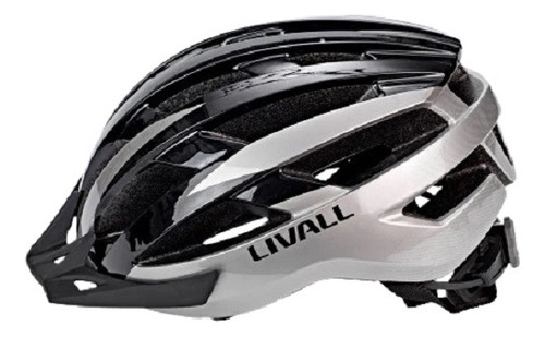 Casco Livall Mt1  Casco Manos Libres Led - Gris Con Negro