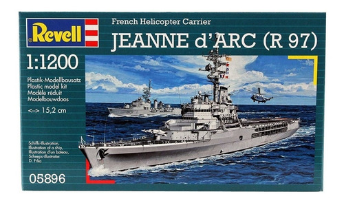 Jeanne D'arc (r97) Helicopter Carrier 1/1200 Revell 05896