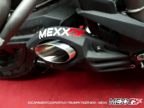 Imagem 1 de 3 de Escapamento Esportivo Mexx Tiger 800 Taylor Made Cod.t21m01