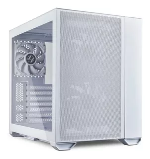 Gabinete para jugadores Lian Li O11 Air White Mini-ITX Temp Glass