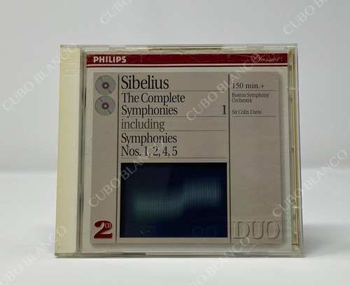 Jean Sibelius - The Complete Symphonies Nos. 1,2,3 & 4 Cd 
