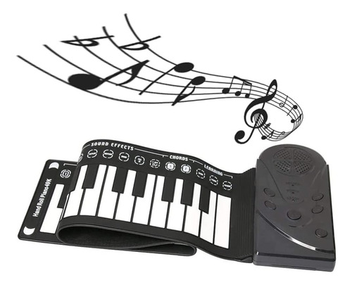 Teclado Piano Musical Para Niños 49 Teclas Flexible Plegable