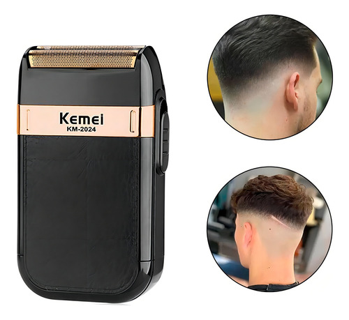 Babeador Profissional Elétrico Kemei Shaver Km-2024 Portátil