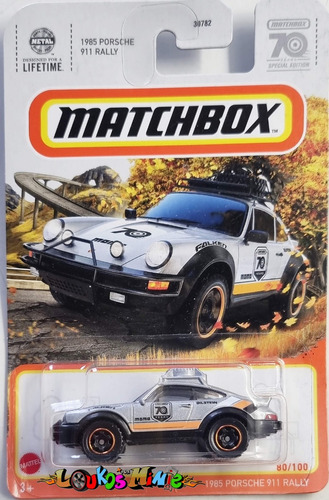 Matchbox 1985 Porsche 911 Rally Mbx 70 Years Special Ed #80