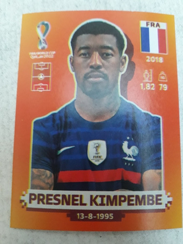 Figurita Mundial Fifa Qatar Presnel Kimpembe Francia 