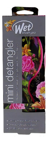 Cepillo Wetbrush Mini Detangler Hyper Floral 1pz