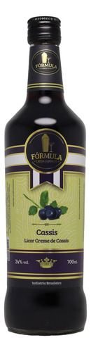 Licor de creme de Cassis Fórmula 700ml