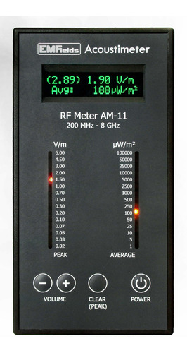 Medidor Radiofrecuencia Medidor Acustico Am-10 Mide Rf