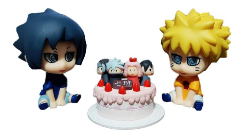 Figura Naruto Y Sasuke Torta  + Obsequio 